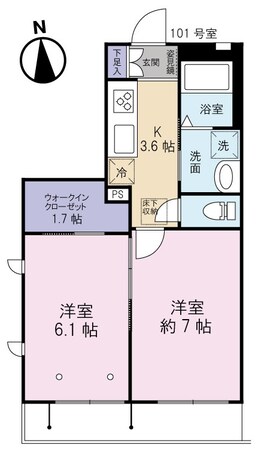 オークハウス洗足の物件間取画像